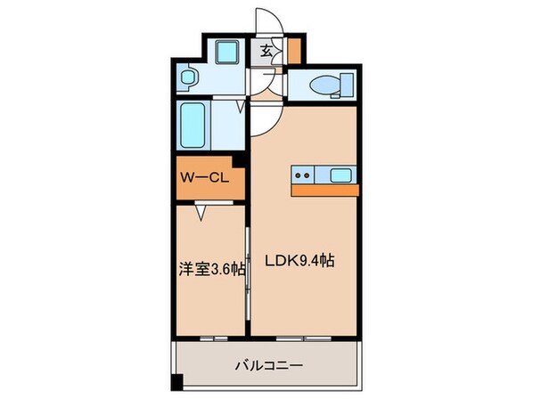 LIBTH薬院PREMIERの物件間取画像